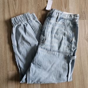 American Eagle Denim Joggers Size 14 (32) Short